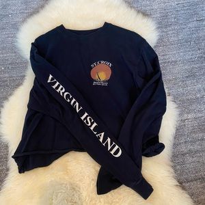 brandy melville virgin islands long sleeve tee.